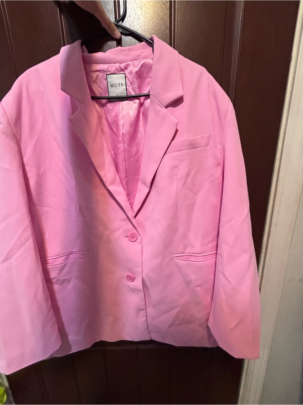 MOTF Bubblegum Pink Women's Tailored Blazer